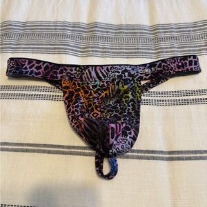 Men’s 2(X)ist Multicolor Leopard Print jockstrap/thong